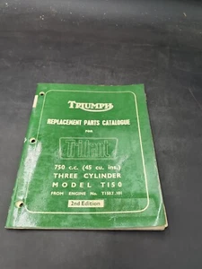 1970 Triumph Trident T150 Parts Catalog Book 750 cc  - Picture 1 of 4