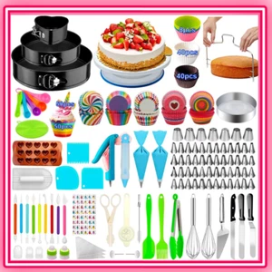 493 PCS Cake Decorating Supplies Kit Professional Cupcake DIY Baking Tools Set - Picture 1 of 17