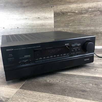 Denon AVR-2500 Surround Sound Receiver Tested Working Clean No Remote AV Home - Image 1 of 4