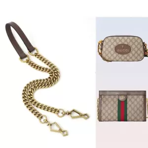 Für Gucci Ophidi 60-120cm Leder + Metall Ersatz Schulter Crossbody Riemen - Bild 1 von 9