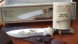 14'' Trophy Stag Frost Cutlery David "Squirrel" Brady TS-155 - Picture 1 of 6