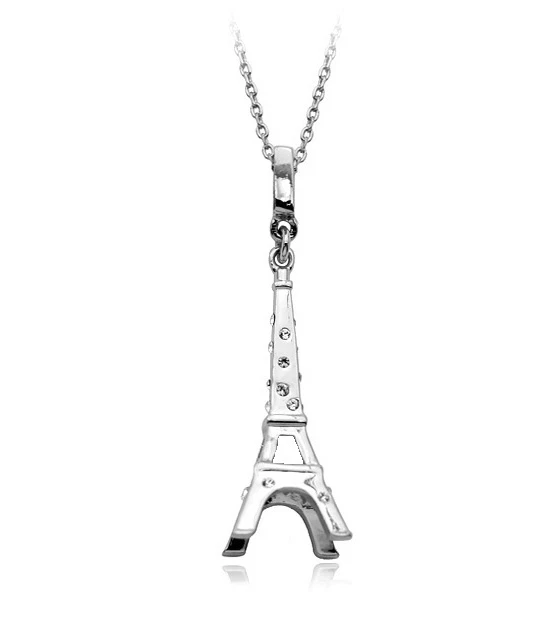 großer Eiffelturm Anhänger + Kette Glücksbringer Liebe Frankreich eifelturm - Bild 1 von 1