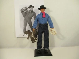 Stoney Burke Jack Lord tv series Rodeo World Champ 12" custom figure western - Picture 1 of 10