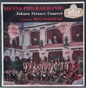 DECCA SXL 2082 WBg ED 1 AUS PRES VIENNA PHILHARMONIC STRAUSS CONCERT BOSKOVSKY - Foto 1 di 3