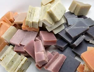 10KG Natural Soap Off-cuts - Random Mis-shaped Bars - Mixed Scents & Colours - Picture 1 of 18