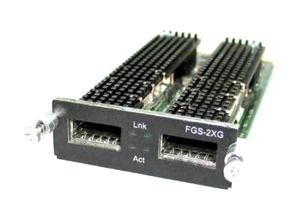 Foundry FGS-2XG FastIron GS 2 Port XFP 10Gbe Module FGS624/FGS648 Brocade - Picture 1 of 1