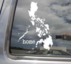 Philippines Home Islands Country Filipino Car Vinyl Die-Cut Decal Sticker 07105 - Picture 1 of 2