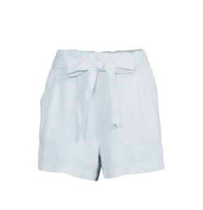 Time and Tru Womans Sunwash High Rise Pull On Belted Utility Shorts - Multi-Size - Picture 1 of 5