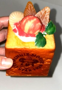 Disney Squishy Minnie Mouse Dessert Cake Food Sample Realistic 3.5" Tall - Picture 1 of 10