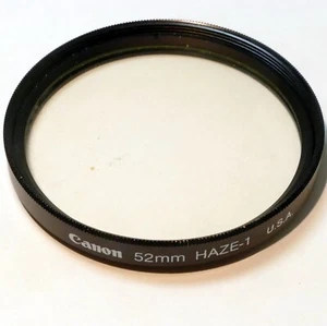 Canon Haze-1 UV Protector 52mm filter - Genuine OEM - Picture 1 of 7