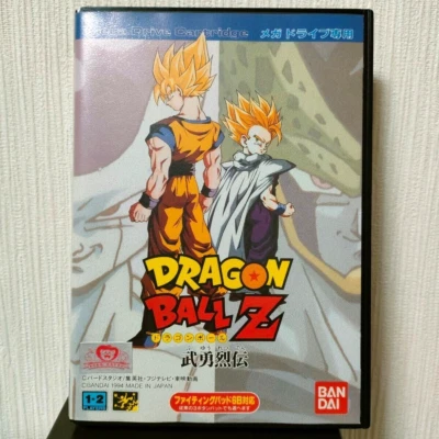 SEGA Mega-Drive Genesis - Dragon Ball Z. Buyu Retusden boxed Tested in Japan F/S - Image 1 of 4