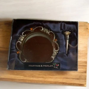Bombay & Co Geschenkset Rahmen und Weinstopfen Neu im Karton Vintage - Bild 1 von 4