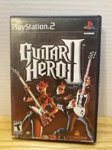 Guitar Hero II PlayStation 2 PS2 Black Label Game CIB TESTED&WORKING - Bild 1 von 5