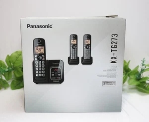 ⭐Panasonic KX-TG273 Cordless Phone System – 3 Handsets - Foto 1 di 3