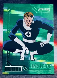 2024 Upper Deck Marvel Allegiance Secret Wars 1984 Mr Fantastic Green Racer 1/5 - Picture 1 of 2