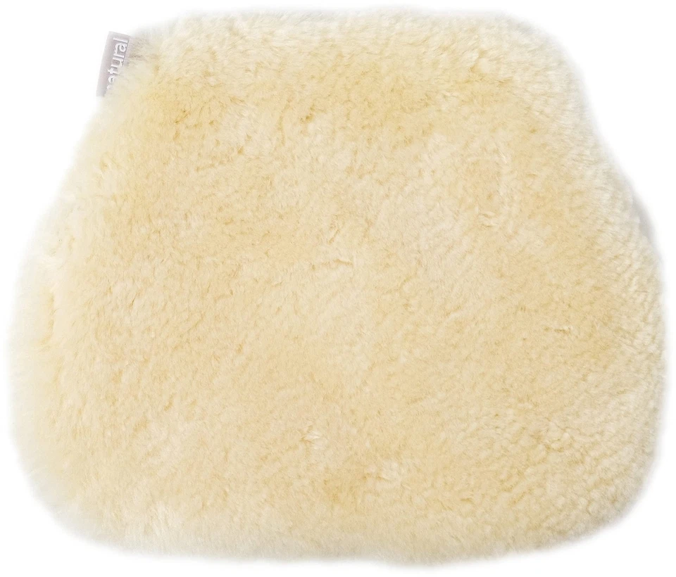 Cojín de asiento de motocicleta natural | Funda de asiento de motocicleta 100% piel de oveja genuina... Foto 1 de 4