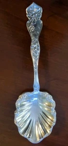 Ster. Pat 1903 Stamped: R. Blackinton & Co. Cherry Blossom Serving Spoon 7 1/2" - Picture 1 of 10