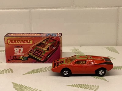 Vintage Matchbox Superfast Streakers SF27 Lamborghini Countach Original J Box - Image 1 of 4