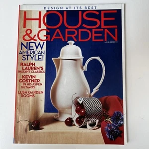 House & Garden Magazine November 2003 Good Condition - Imagen 1 de 6