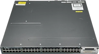 Cisco Catalyst WS-C3750X-48PF-S 48-Port GigE Full PoE+L3 Switch Seller Refurb - Image 1 of 3