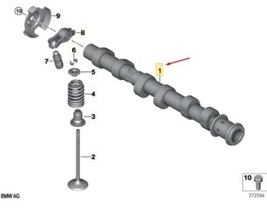 MINI CABRIO F57 Inlet Camshaft 11318664035 NEW GENUINE - Picture 1 of 2