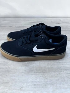 NIKE UNISEX SB CHRON 2 SKATE BLACK-WHITE MENS SZ 6.5 WOMENS 8 - Picture 1 of 9
