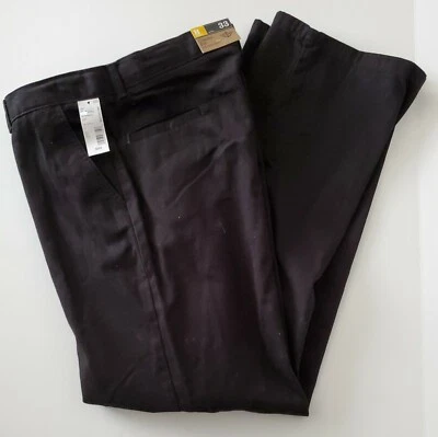 PANTALONES NIÑO NUEVOS DOCKERS CORTE CLÁSICO NEGRO CAQUI Talla 33 x 30" HUSKY  Foto 1 de 4