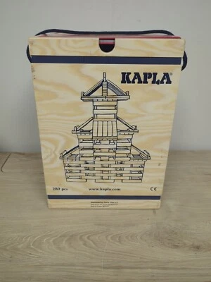 KAPLA Wooden Construction Set - 280 Building Planks in a Chest with Art Book  - Image 1 of 4