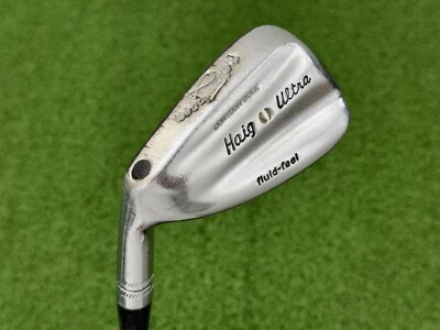 Walter Hagen Haig 1968 sensación ultra fluida (8) hierro para zurdos acero rígido flexible Foto 1 de 4