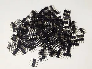 4 Pin Buchse / Stecker Adapter Stecker für RGB 3528 5050 5630 LED Streifen Licht - Bild 1 von 4