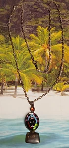 Millodot Signed Lucite Black Dog Sterling Pendant Necklace - Jane Carpenter - Picture 1 of 8