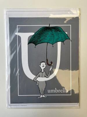 Dr. Seuss "U as Umbrella" - Impresión artística Foto 1 de 2