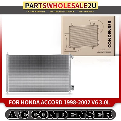 New A/C AC Condenser for Honda	Accord 1998-2002 Acura CL 2001-2003 TL 1999-2003 - Image 1 of 4