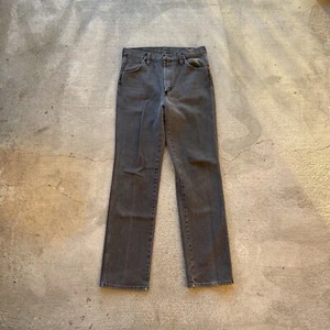 Vintage 80s Wrangler 30/34 Black Straight Leg Classic Fit Jeans - Picture 1 of 7