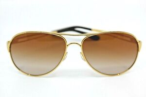 Oakley OO4054 07 Caveat Polished Gold with Dark Brown Gradient New Authentic 60