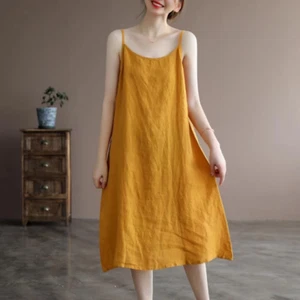 Ladies Underskirt Slip Dress Petticoat Spaghetti Strap Loungewear Casual Summer - Picture 1 of 16