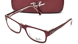 Ray-Ban RB5268 5738 Rectangle Red Unisex Eyeglasses 50mm - Picture 1 of 7