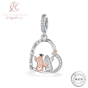 Graduation Charm She Believed She Could So She Did 925 Sterling Silver - 2024 - Picture 1 of 4