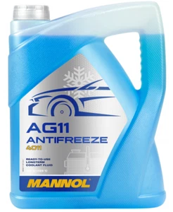 Mannol AG11 Blue Antifreeze/Coolant -40°C Ready Mixed Long Term 4011 5L - Picture 1 of 2