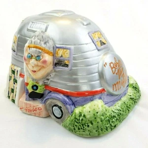 Club Geezer Old Lady Camping Trailer Bank Retirement Birthday Gag Gift D8072 - Picture 1 of 7