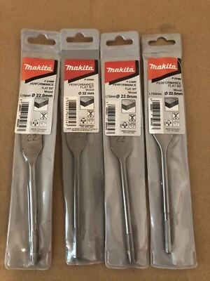 4 brocas planas Makita P-23400 Performance vástago hexagonal madera blanda y dura 22 x 150 Foto 1 de 3