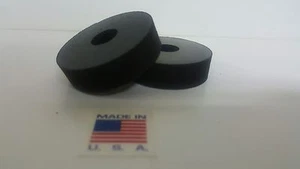 Espaciador de goma antivibración 1/2 THK X 2" OD X1/2 ID HECHO EN EE. UU. paquete de 4 - Imagen 1 de 3