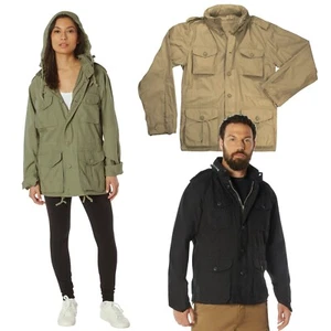 Mens Lightweight Vintage Field Jacket Rothco Tactical M-65 Cotton Coat - Picture 1 of 12