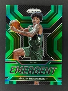 Panini Prizm Basketball 2022-23 Emergent #3 MarJon Beauchamp Green Prizm - Picture 1 of 3
