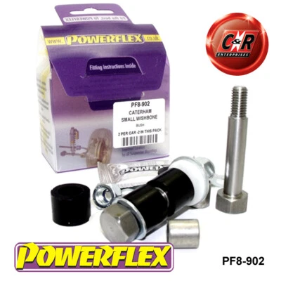 Powerflex Negro Pequeño Arriba Wbone Fr Cojinetes Para Caterham 7 Impnowatts - Imagen 1 de 4
