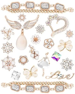 Shoe Charms Bling for Croc Jewelry Accessories Decoration for Women Girls Party - Picture 1 of 7