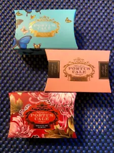 New! Portus Cale Butterflies, Rose Blush & Noble Red Soap 40g/1.4oz ( 3 Pack ) - Picture 1 of 10