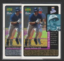 1999 UPPER DECK RETRO OLD/NEW SCHOOL GOLD LEVEL 2 CARLOS BELTRAN FOIL SP #/50