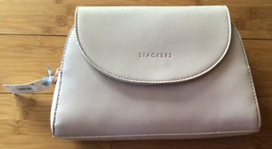 Stackers Wrap Over Make Up Bag, Blush Pink RRP £55.00 - Picture 1 of 3