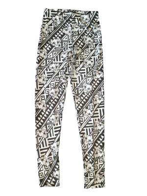 Disney Womens Size Small Simba Print Leggings Black White - Image 1 of 4